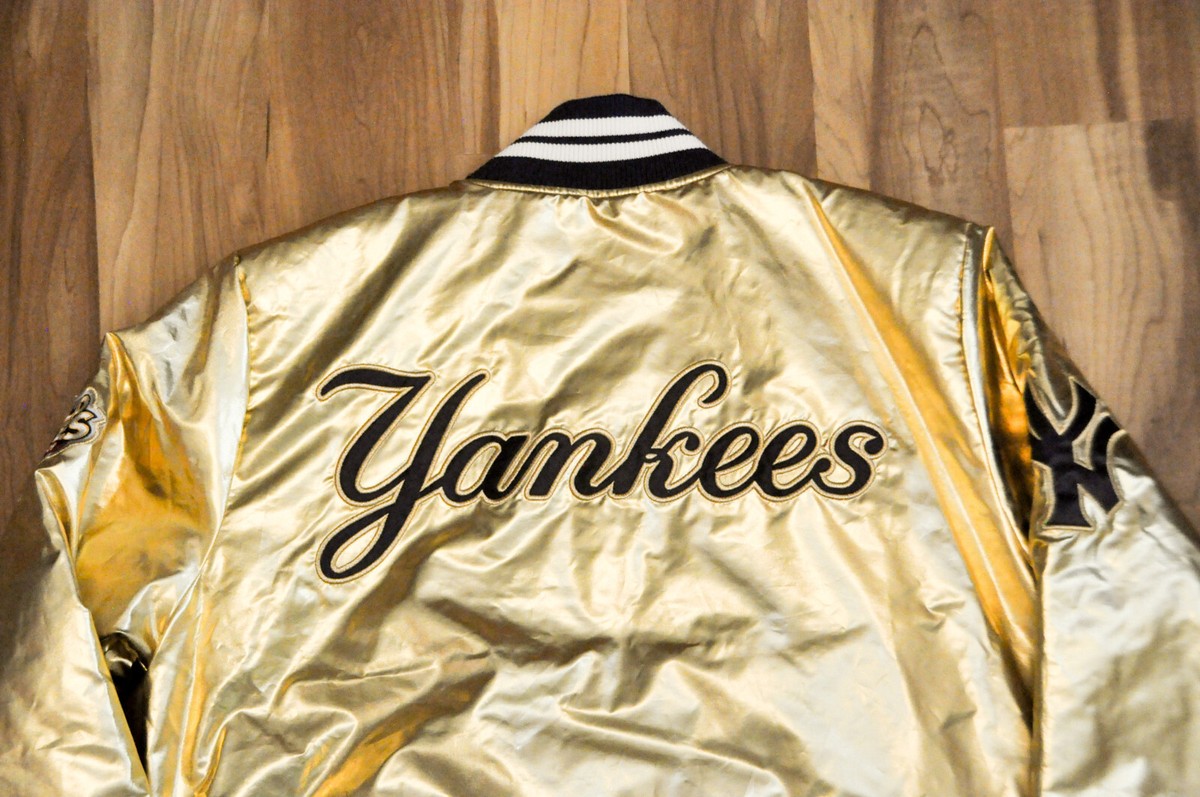 New York Yankees Starter G-III Jacket Satin Gold 2009 World New York Yankees Starter G-III Jacket Satin Gold 2009 World