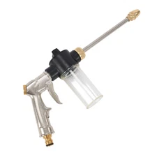 Car High Pressure Power Gun Water Spray Garden Hose Nozzle Pipe Washer Tool New