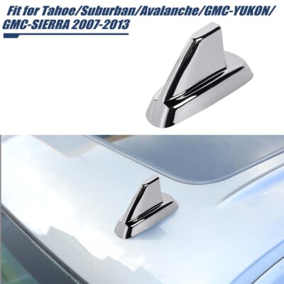 Chrome Top Antenna Cover Trim For Chevy Silverado Tahoe Suburban