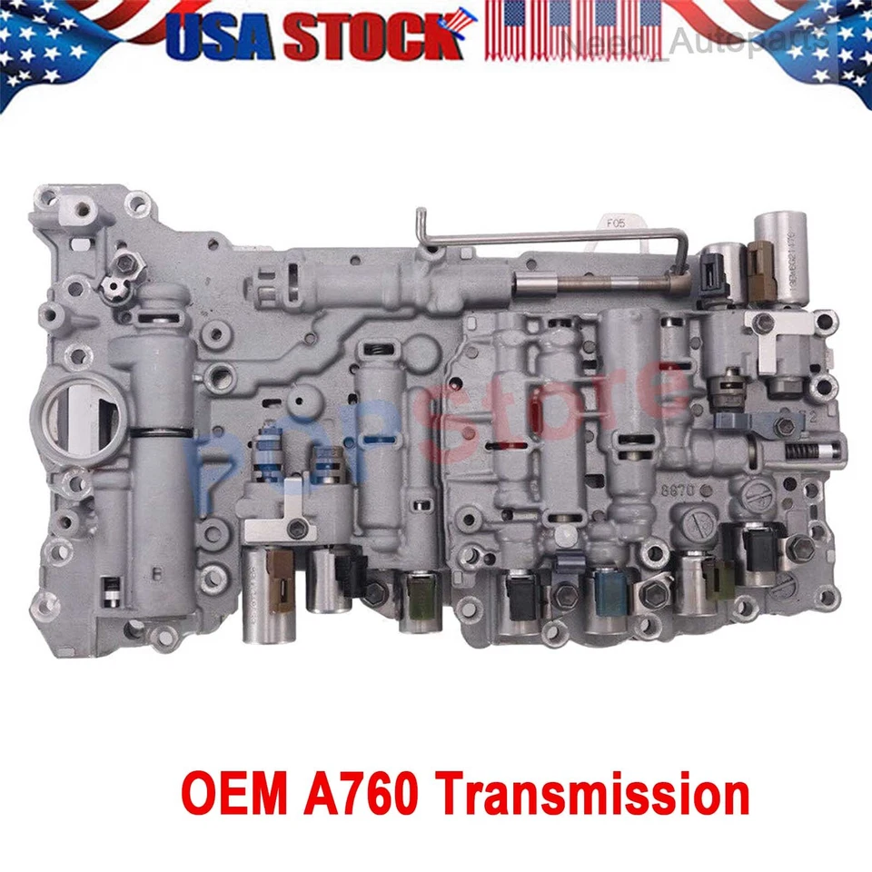 A760E Valve Body W/9 Solenoids Casting#8870 For 2010-2012 Toyota Tundra Sequoia Foto 2 de 4