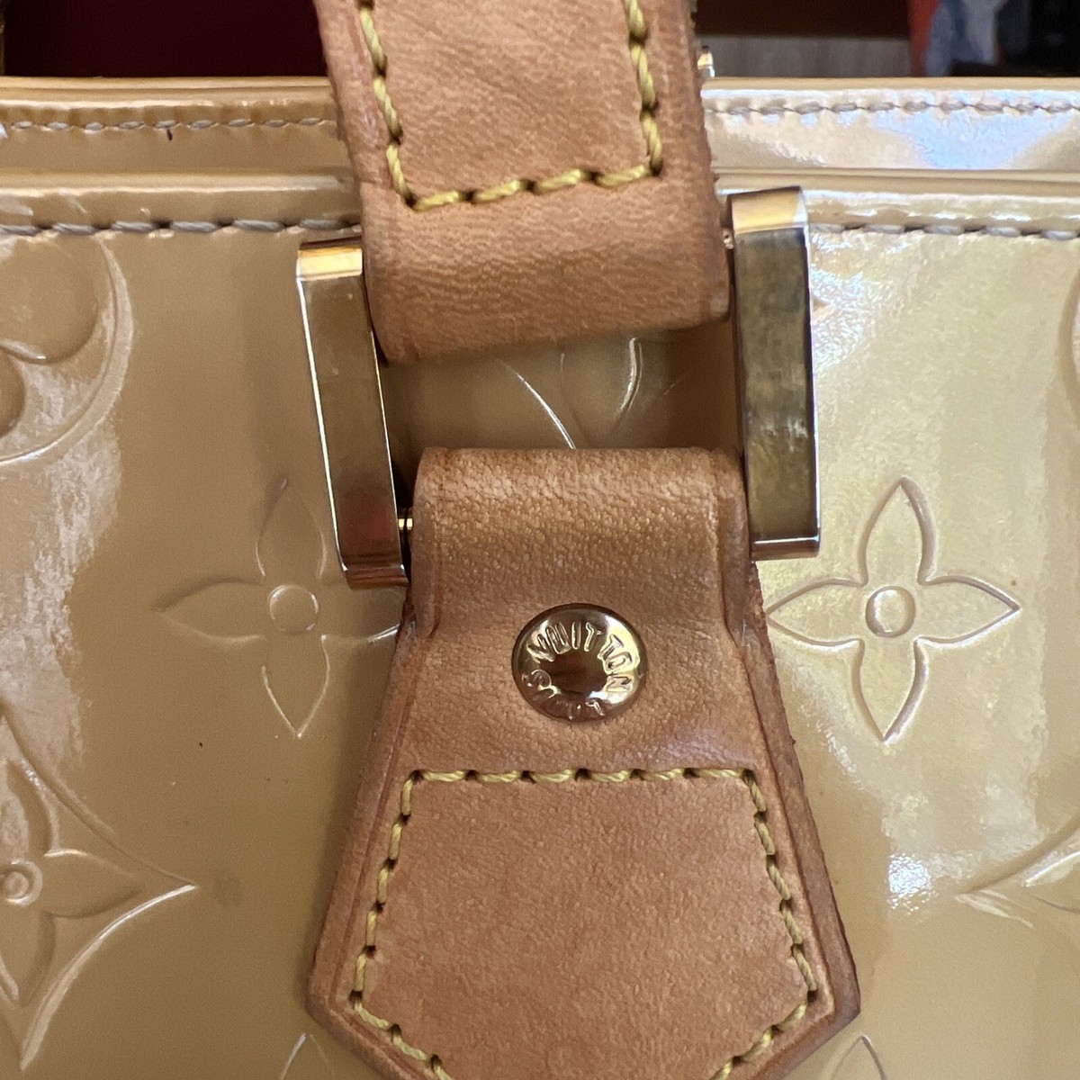 Louis Vuitton Monogram Vernis And Vanchetta Leather Houston Louis Vuitton Monogram Vernis And Vanchetta Leather Houston
