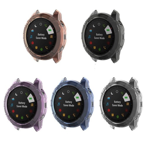 TPU Protective Shockproof Ultra Thin Cover Case For Garmin Fenix 6x 6s 6 Pro - Picture 8 of 15