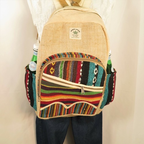 Hemp Backpack | Organic |THC Free | Eco Friendly | Free of Toxic Chemicals |L ॐ - Picture 5 of 8