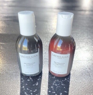 Sachajuan Anti-Pollution Shampoo & Conditioner Duo 8.4 OZ each NWOB MSRP $72