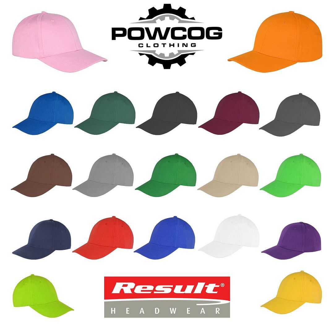 RESULT CORE MEMPHIS Brushed Cotton Plain Low Profile Baseball Sports