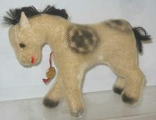  HERMANN TEDDY - PFERD - 17 cm mit PLAKETE 