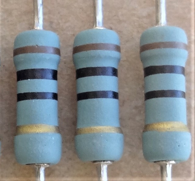 10 ohms, 1W Metal oxide resistors eBay