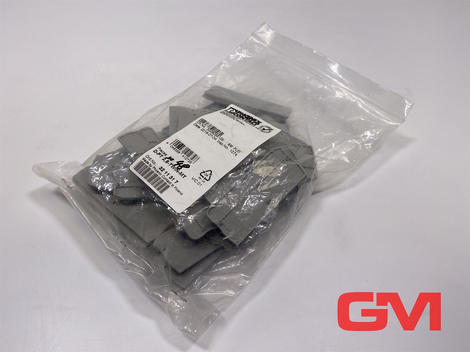 48x Phoenix Contact End Cover D-PT 2.5-TWIN-MT 3211317