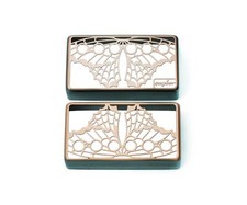 Guyker Humbucker Pickup Cover 50mm and 52mm Pole Spacing , Cupronickel Bridg...