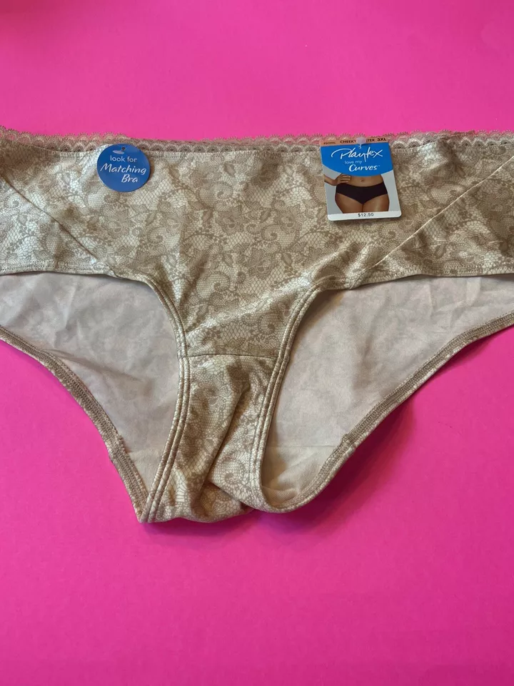 NEW! 2 PAIRS PLAYTEX CHEEKY HIPSTER PANTIES / 3XL / $25 - Image 2 of 4
