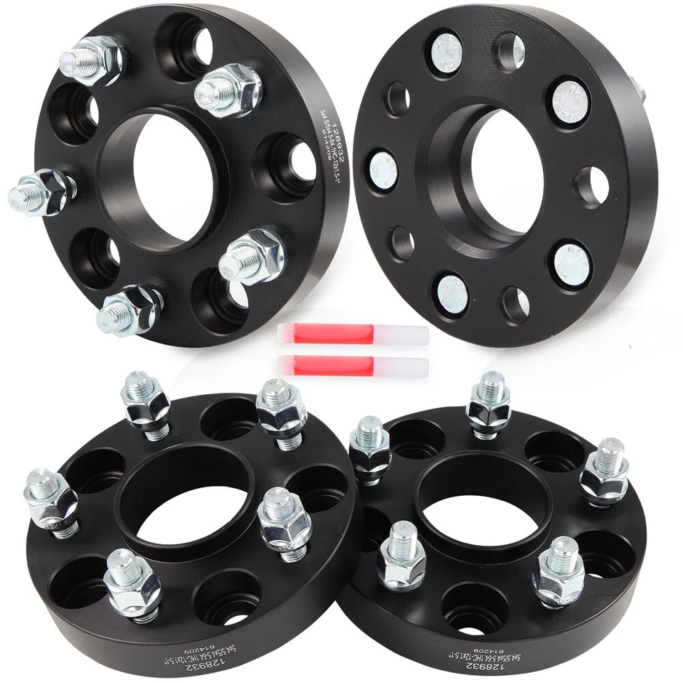4x 1" 25mm 5x114.3mm Hub Centric Wheel Spacers For 1998-2025 Honda Accord 5 Lug - Image 3 of 4