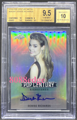 2018 POP CENTURY METAL BASE AUTO: DENISE RICHARDS -BGS 9.5 GEM
