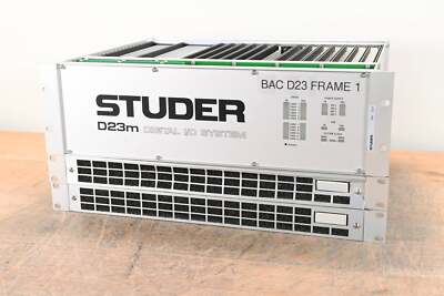 Studer D23m I/O System w/ A-Link HD Card, Fan Module, and Filter Module CG01BZM