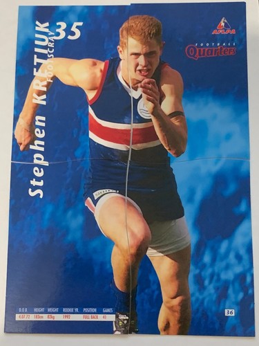 1995 AFL Football Quarters-Choose From Dropdown List-Full 4 Quarters Per One.AVE - Picture 19 of 53