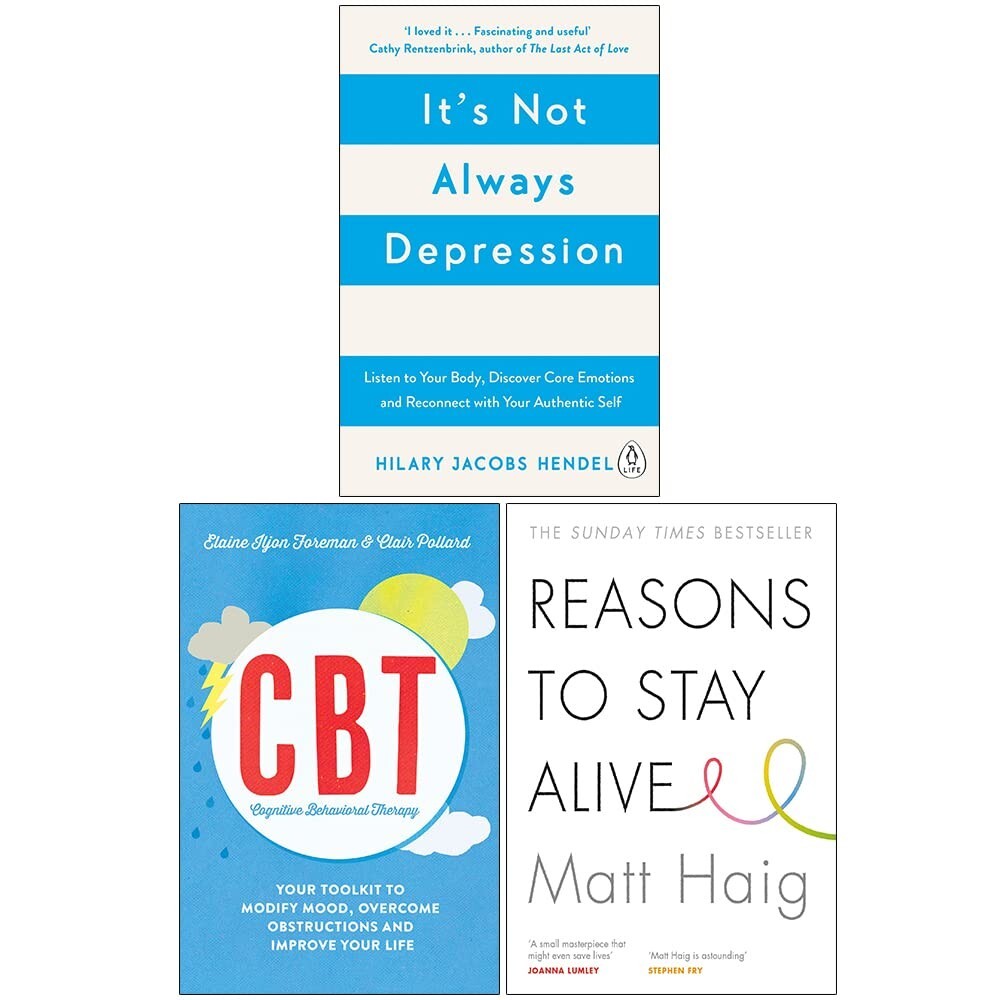 Cognitive Behavioural, Reasons to Stay Alive, It's Not Always Depression 3 Books