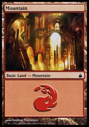 Mountain (299) Foil Ravnica: City of Guilds MTG