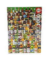 NOS SEALED Educa BEERS 1000 pc Jigsaw Puzzle Beer Bottles