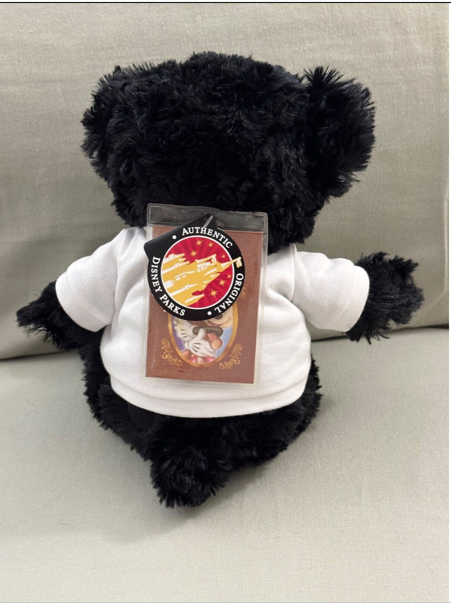 Disney Bear I Love New York Plush Pre Duffy Black Color NEW RARE