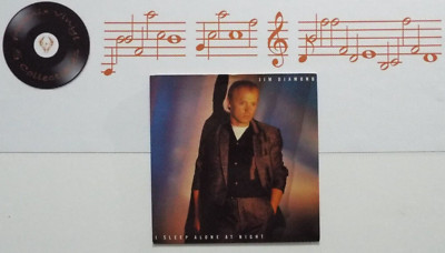 Jim Diamond I Sleep Alone At Night 7  Single A1 B1 Pressing - EX