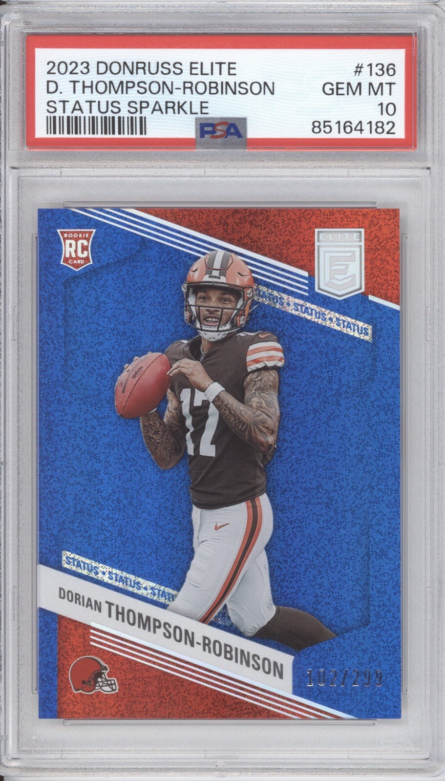 Dorian Thompson-Robinson Panini Donruss Elite #136 Status Sparkle