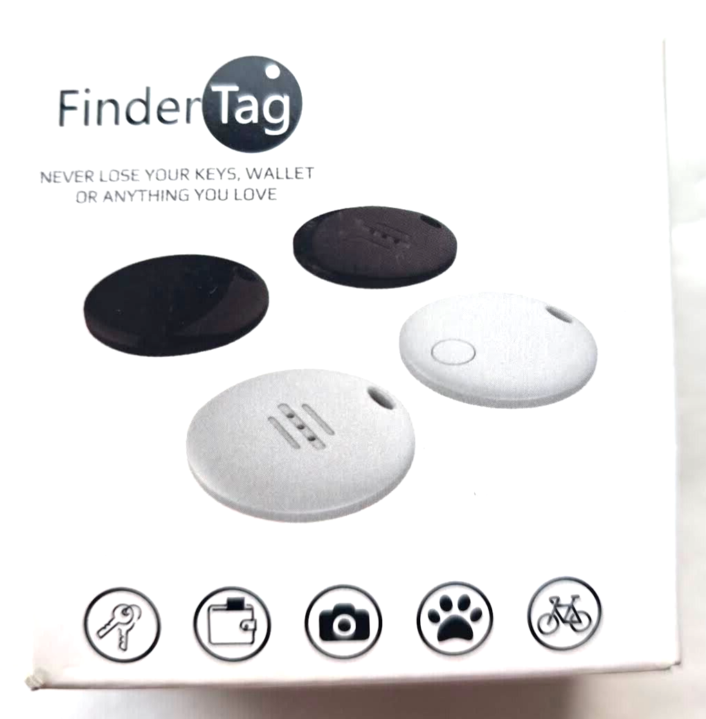 FINDER TAG Bluetooth Luggage Tracker Tag Item Locator for Keys