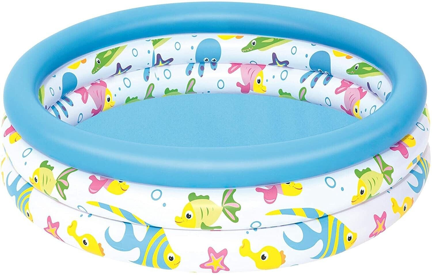 Bestway Inflatable Play Pool Children's Paddling Pool - Ocean Life - 102 x 25cm