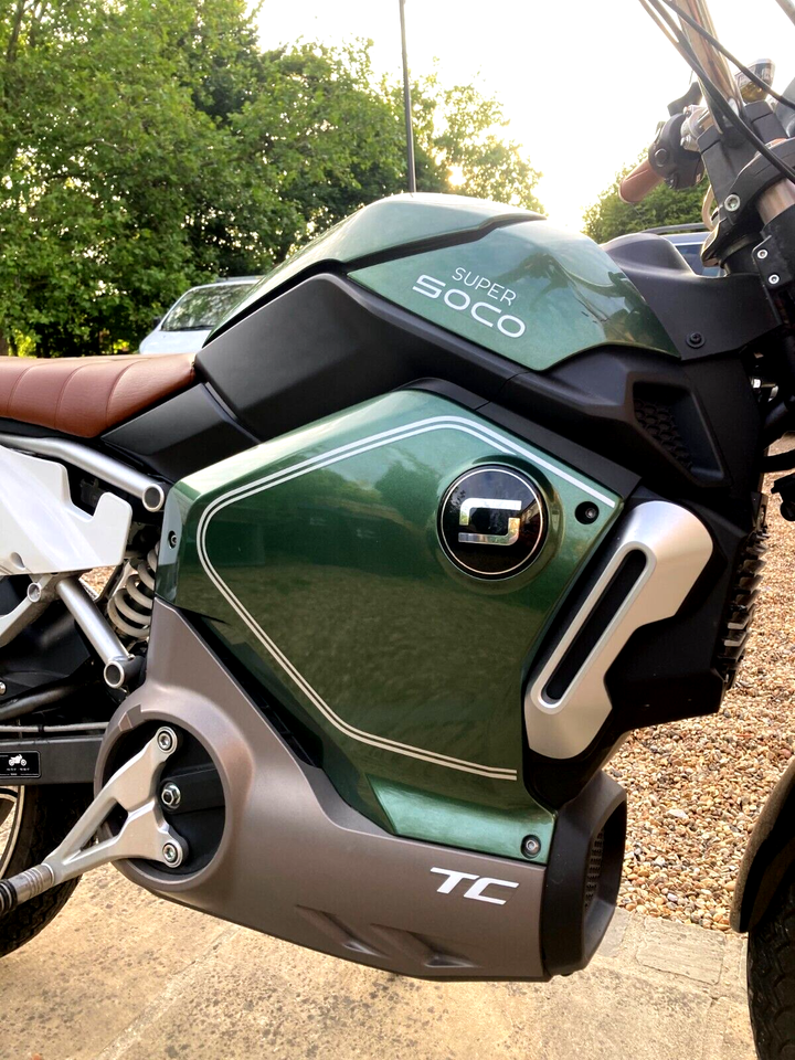 2022 Super Soco TC Electric Motorcycle 22 Plate eBay