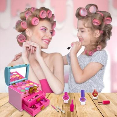 KOOLBITZ Kid's Pretend Makeup Set Play Cosmetic Kit Accessories Washable Educational Toy
