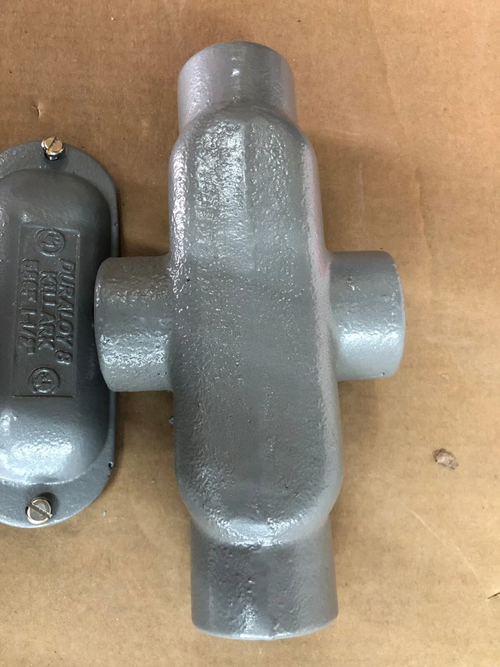 全新 HUBBELL KILLARK X58 THREADED HUB DURALOY 8 铁杆 CONDUIT OUTLET 身体 1-1/2 — 第 4/4 张图片