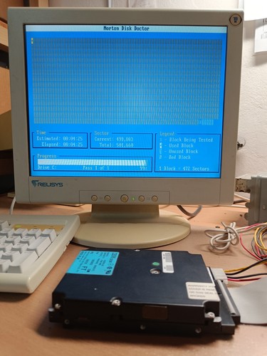 ATA/IDE 256MB IBM H3256-A3 3'5"/SL IDE/AT Hard Disk Drive. 100 % HEALTH - Afbeelding 8 van 24