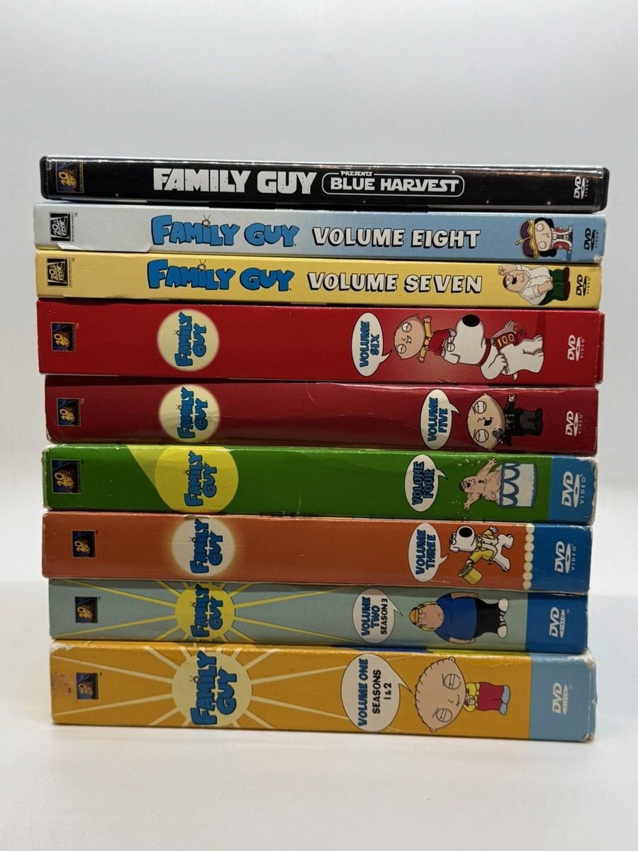 Family Guy DVD Collection Lot - Complete Volumes 1 2 3 4 5 6 7 8 +