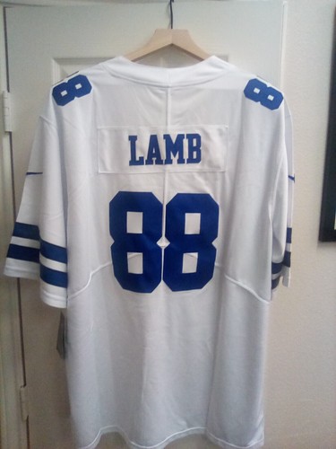 NEW! CeeDee Lamb #88 Dallas Cowboys White On Field Game Jersey XL - Picture 2 of 5