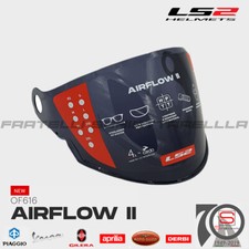 Visiera Lunga Scura Fumè Casco Demi Jet LS2 OF616 Airflow II 806616VIS11