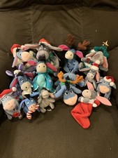 Disney Vintage Eeyore Plush lot of 12