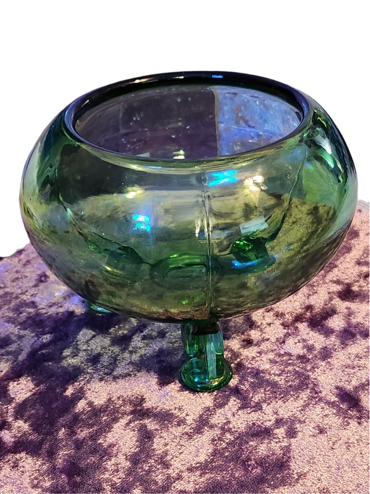 Viking, Flowerlite, Emerald Green, Glass, Flower Bowl, Vase, 1950'S eBay