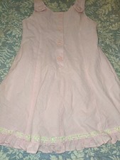 P  Flulu Girls Sz. 130 Pink Sleeveless Dress. Classic, Cute