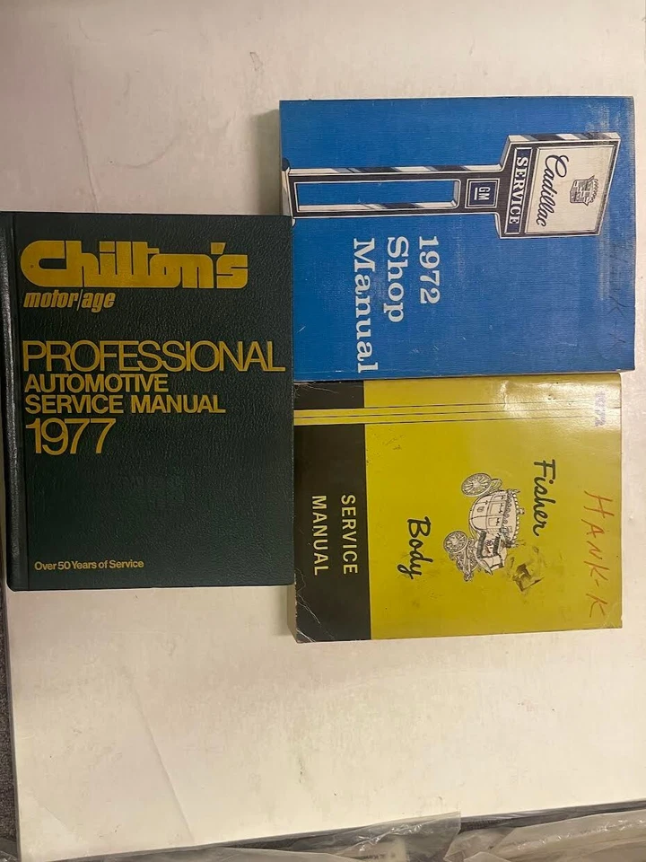 Cadillac Deville Seville Fleetwood Eldorado 1972 juego manual de taller de servicio Foto 3 de 4