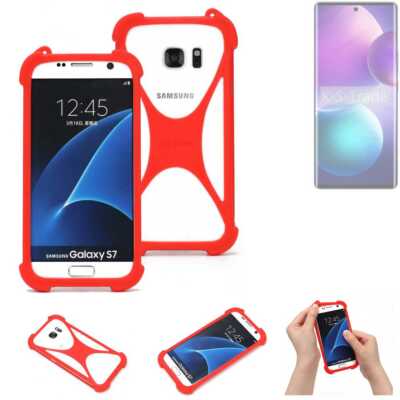 Bumper für Infinix Zero 40 4G Silikon Hülle Softcase Schutz Hülle Schutzring 