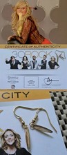 (SALE) 30 ROCK: Jenna/Jane Krakowski Earrings with Studio COA