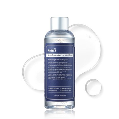 Dear Klairs Unscented Toner | Non-Irritation for Sensitive Skin, Instant Soot...
