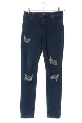 GLASSONS Röhrenjeans Damen Jeans Gr. DE 38 blau Casual-Look