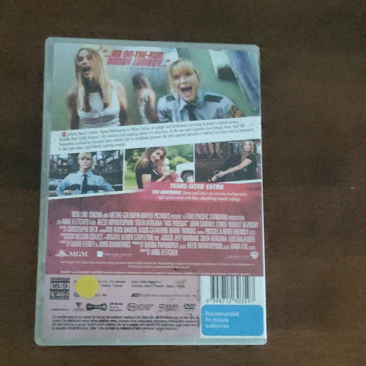 MGM Hot Pursuit (DVD, 2015) Comedy Widescreen 16:9 Witherspoon Vergara