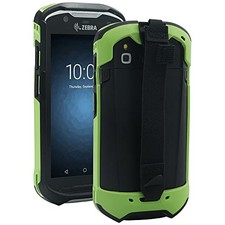 Protective Cover Bumper Case Rugged Boot with Hand Strap for Zebra TC51 Green