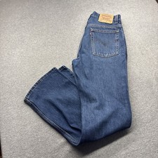 Vintage Levis 517 Jeans Juniors 13 32x32 Boot Cut Dark Wash Denim USA Made