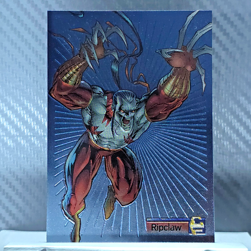 Ripclaw Ripclaw 1995 Topps Cyber Force ALL-CHROMIUM HEROES #19 | eBay