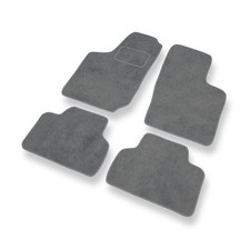 Fußmatten Velours für Opel Corsa B (1992-2000) Automatten Autoteppiche Graue