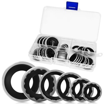 AC Gasket Sealer AC O Ring Seal Kit A/C Compressor Gasket O-Ring Port 45PCS