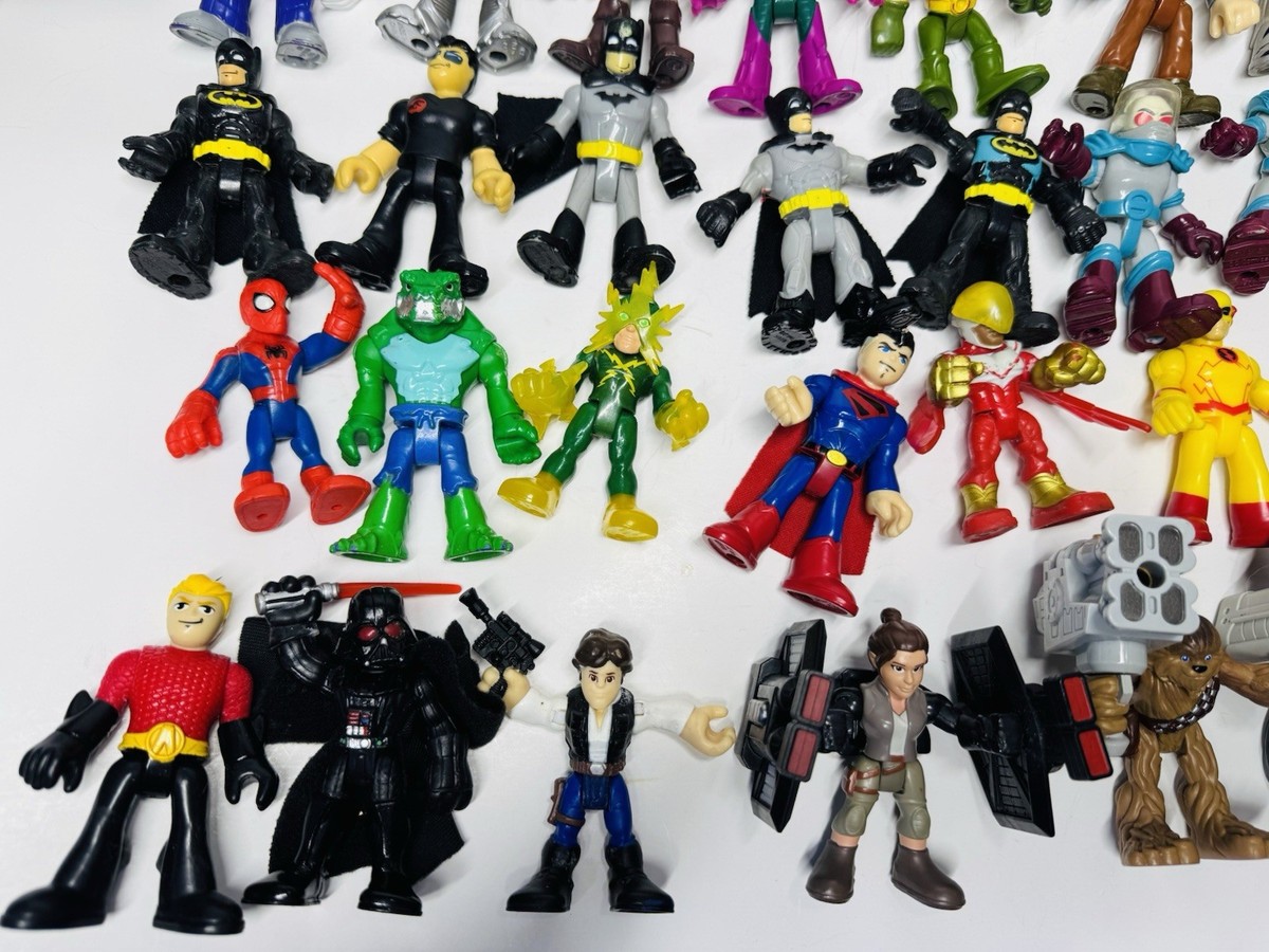 LOT 50 Fisher-Price Imaginext DC Super Friends COMICS, MARVEL
