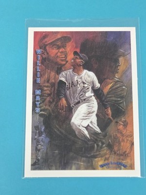 1993 Ted Williams Gene Locklear Collection #LC3 Willie Mays SFG BASEBALL Card 4G
