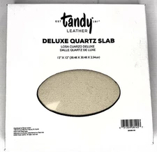 Leather Working Tool -Tandy Deluxe Quartz Slab 12"x12"x1.5"   New In Box